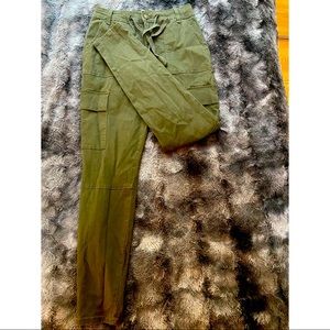 Olive Green Cargo Pants